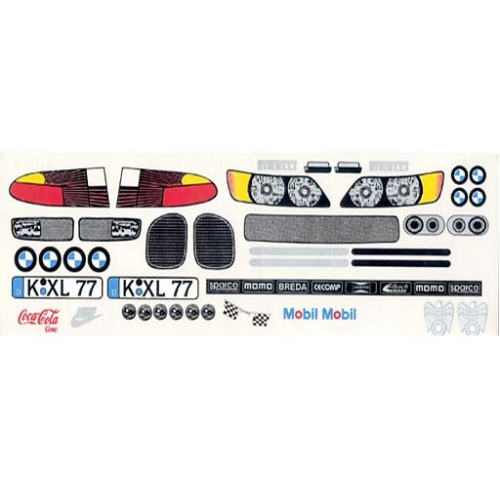 Delta Plastik Decals for BMW Z3 Body (1/10)