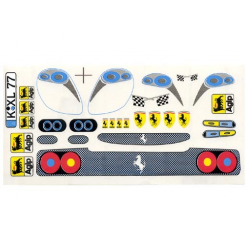 Delta Plastik Decals for Ferrari F50 Body (1/10)