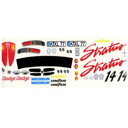 Delta Plastik Decals for Dodge Stratus Body (1/10)