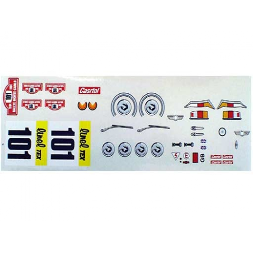 Delta Plastik Decals for Mini Cooper Body (1/10)