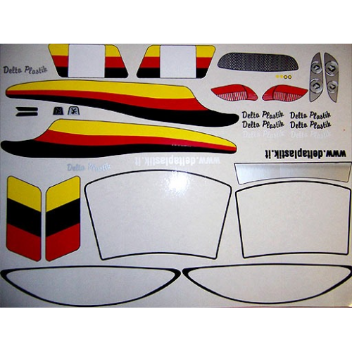 Delta Plastik Decals for Peugeot 406 Coup Body (1/10)