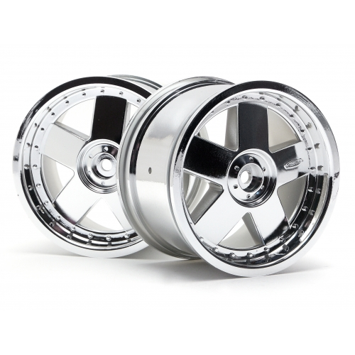 HP3007  GT5 Wheel Chrome (83x56mm/2pcs)