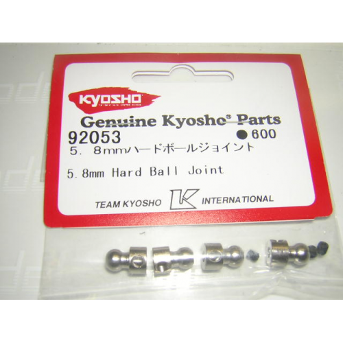 92053 Kyosho Uniball 5.8mm barra stabilizzatrice (4pz)