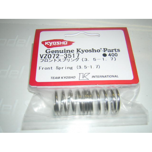 VZ072-3517 Kyosho Molle anteriori Argento (3.5 - 1.7)