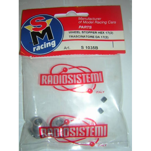 S1035BTrascinatori cerchi esagono 17mm (2pz)