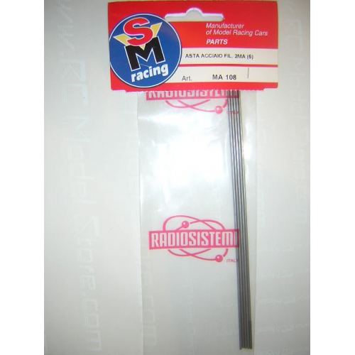 Asta in acciaio filettata per tiranterie (5pz)