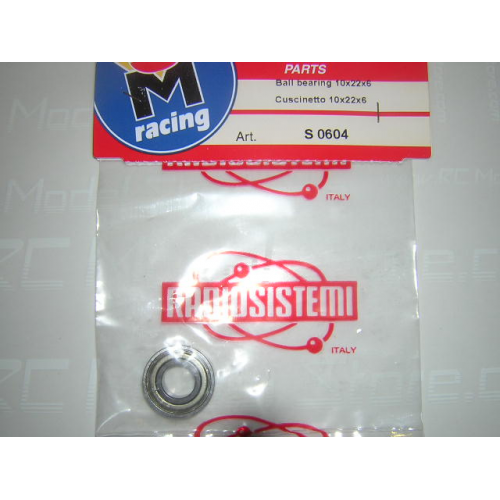 S0604  Cuscinetto a sfera 10X22X6