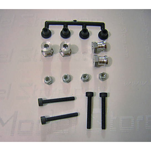 S2641A  Distanziali ammortizzatori in alluminio (4pz)