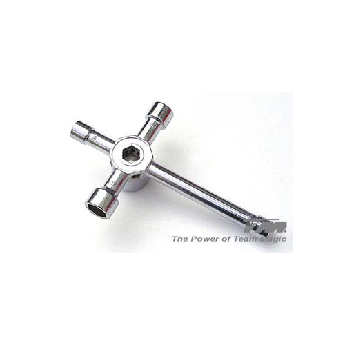 TM Chiave multiuso a croce (7,8,10,12,17)