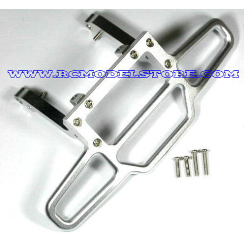 GPM Alloy Front Bumper guard (Silver) fits HPI Savage