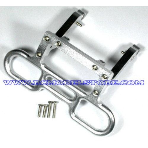 GPM Savage Paraurti posteriore in ergal (silver)