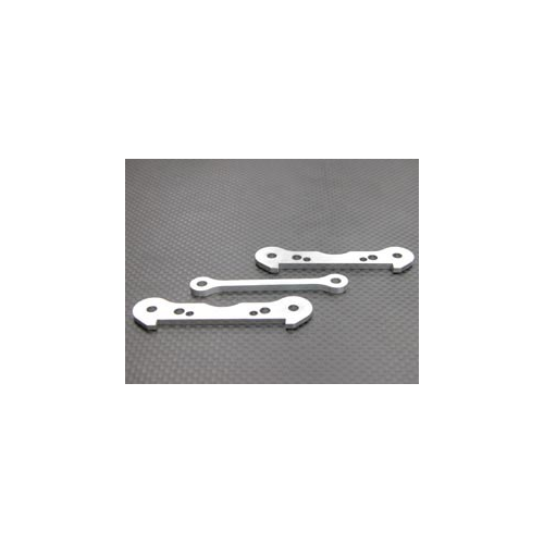 GPM F/R Alloy Hinge Pin Plate (Silver) fits HPI Savage X