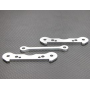 GPM F/R Alloy Hinge Pin Plate (Silver) fits HPI Savage X