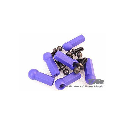 Set Uniball 4,8mm. con vite sferica (nero)