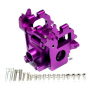 GPM Alloy F/R Gear Box With Screws 1 Assemble Set (Purple)