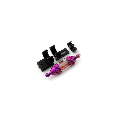 Fastrax DeLuxe Fuel Filter with Mount (Purple)