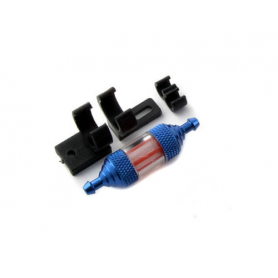 Fastrax DeLuxe Fuel Filter with Mount (Blue)