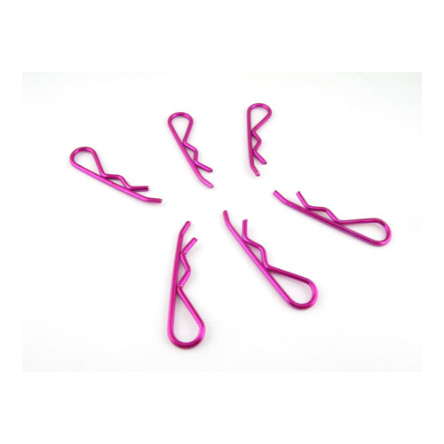 TopCad Clips verniciate Viola per 1/8 (6pz)