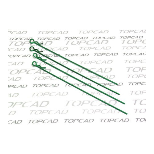 Clips lunghe verniciate per 1/10 (4pz)