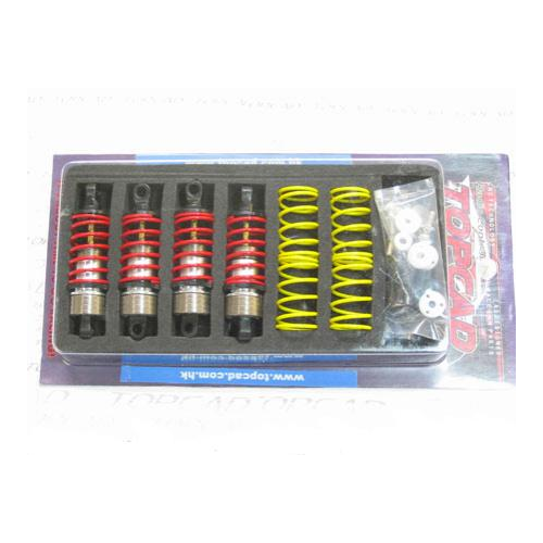 TopCad Set ammortizzatori in ergal silver per automodelli 1/10 (