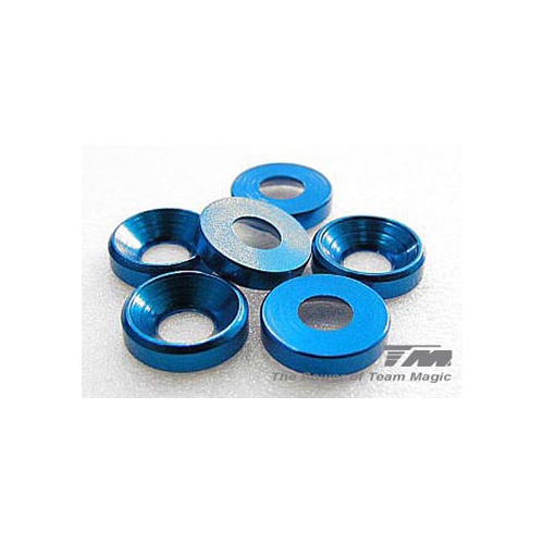 Rondelle svasate 3mm.(blu)