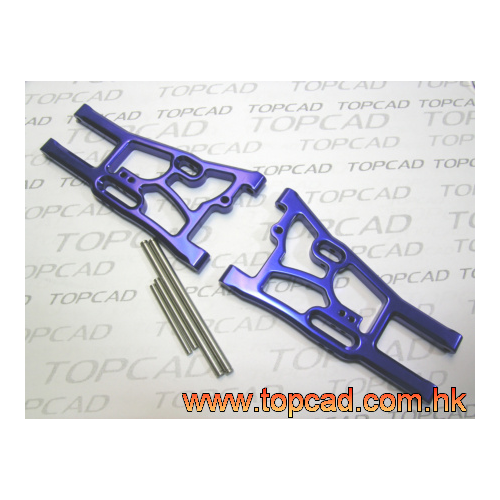 12218B Bracci sospensioni anteriori in ergal 7.5 (Blu)