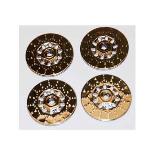 Hobby Pro Brake Discs 32mm (4pcs) Chrome for 1/10 cars