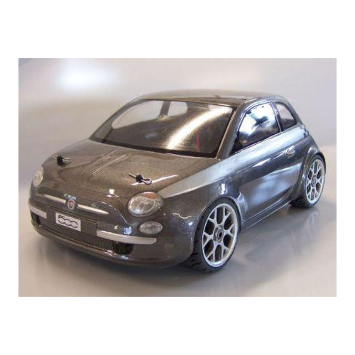 Delta Plastik Carrozzeria Fiat Nuova 500 con adesivi (1/8 Rally)