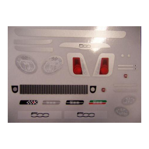Delta Plastik Decals for Fiat Nuova 500 Body (1/10)