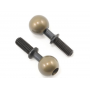 E0160 Mugen MBX6 Perni sferici in alluminio con battuta (2pz)