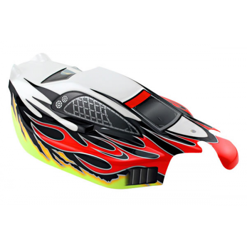 87094W/B Hobao Painted Body Fire for Hyper 7 Black