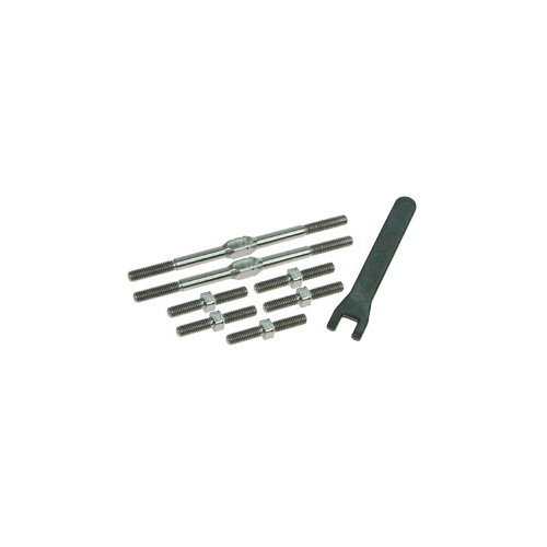 3 Racing Titanium Turnbuckle Set For Mugen MRX4