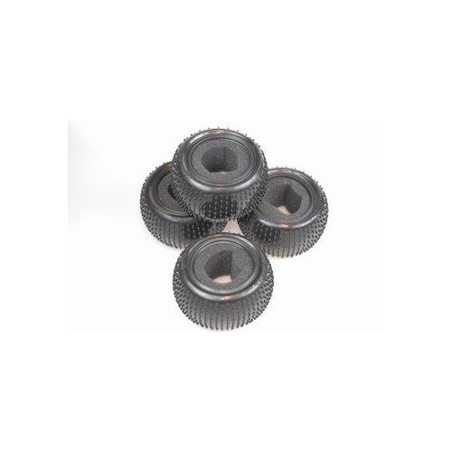 11275 Hobao Hyper Mini ST Block Tread Tire set (4pcs)