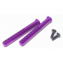 3 Racing Colonnine supporto carrozzeria in ergal 50mm (Viola)