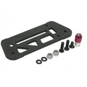 3 Racing Graphite Receiver Bracket For Xray NT1