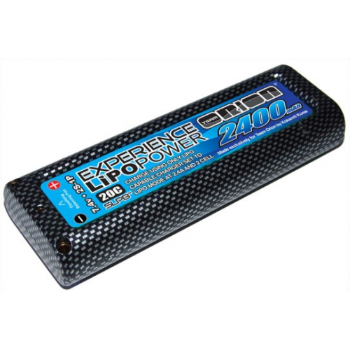 Team Orion Pacco Batteria LiPo 2400mAh 7,4V con guscio in carbon