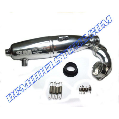 SM Sirio Kit marmitta In-line 1/10 New Efra 2653 + collettore