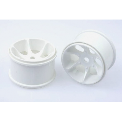 86127 Hobao Hyper ST Truggy 6 Spoke Wheels (White 2Pcs)