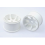 86127 Hobao Hyper ST Truggy 6 Spoke Wheels (White 2Pcs)