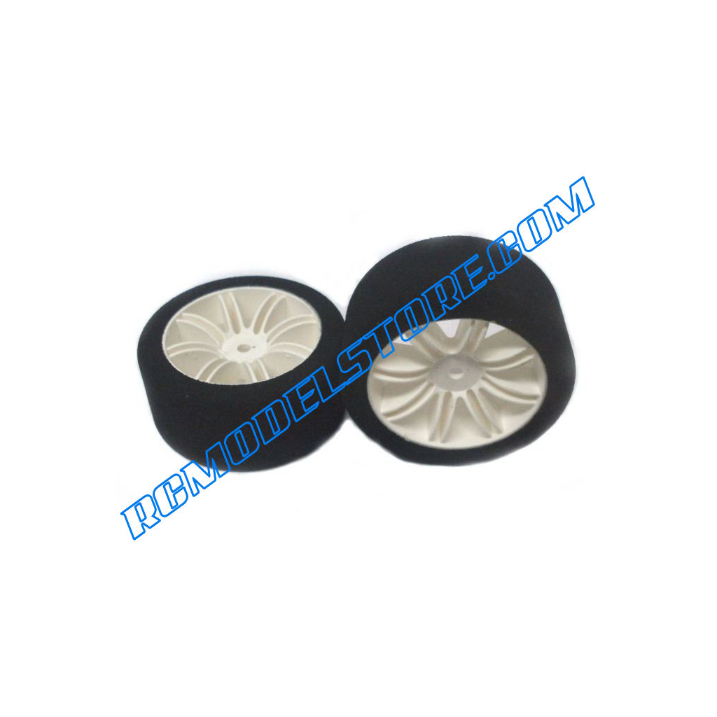 Hot Wheels Pneumatico In Gomma A 5 Raggi 12 Mm + 10 Mm - 12 Set - Foto 10