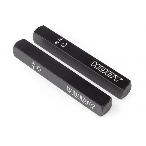 Hudy Chassis Droop Gauge Support Blocks for 1/10 (2)