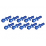 3 Racing Uniball 4.8mm L10 a vite (10pz) Blu