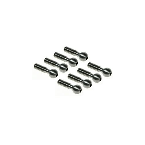 3 Racing 64 Titanium Pivot Ball 8mm - 8pcs For Mugen MTX4