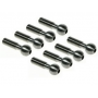 3 Racing 64 Titanium Pivot Ball 8mm - 8pcs For Mugen MTX4