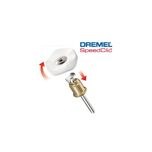 Dremel SpeedClic disco in tessuto per lucidatura 25,0mm (423S)
