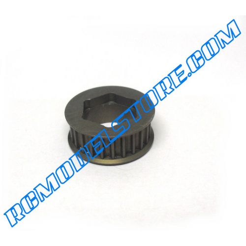 MU0842 BP Racing Puleggia anteriore 24T in alluminio trattato