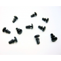 Xceed Rivetti neri in nylon per carrozzerie (10pz)