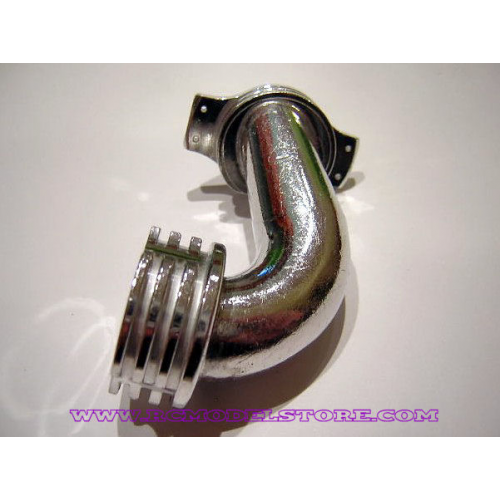 Falcon Medium Conical Polished Inline On/Road Exhaust Manifold