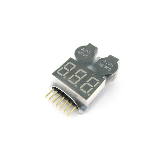 TopCad Li-Po Voltage Display + Buzzer for Li-Po Battery