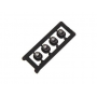 SPT903187 Serpent 966 Eccenter frame for Upper bracket alu